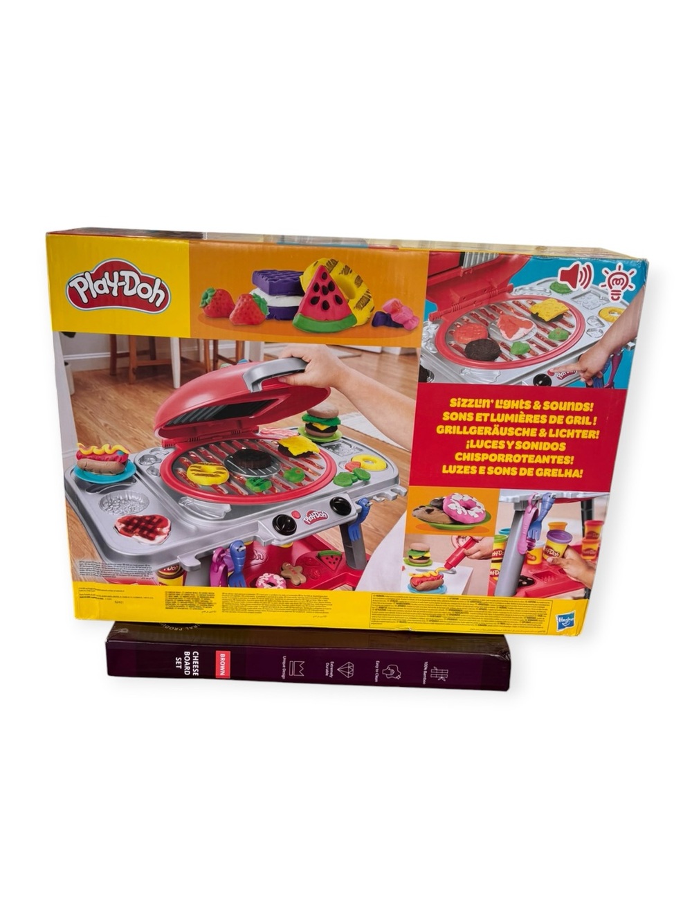 Hasbro 9076874 BBQ Grill Playset, Play-Doh Multi Color - 17 Piece Set